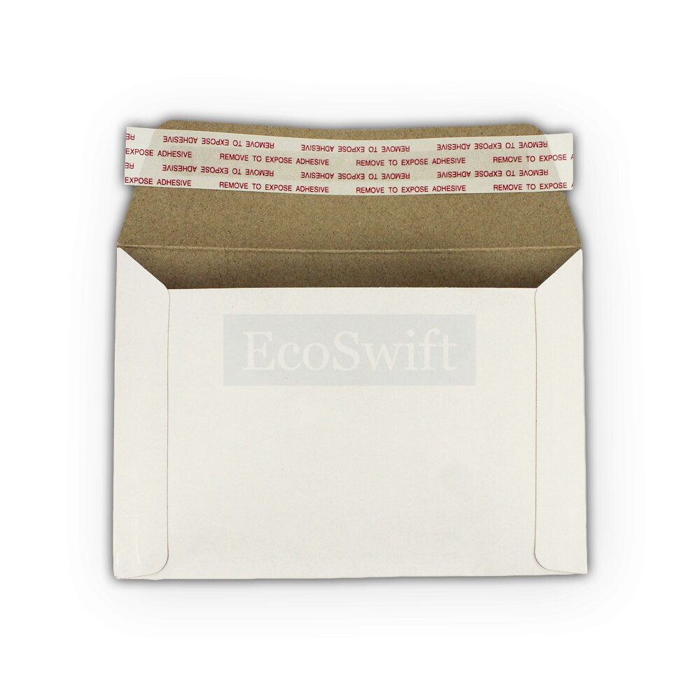 500 – 6.5 x 4.5 ECOSWIFT RIGID PHOTO SHIPPING FLATS CARDBOARD ENVELOPE MAILERS