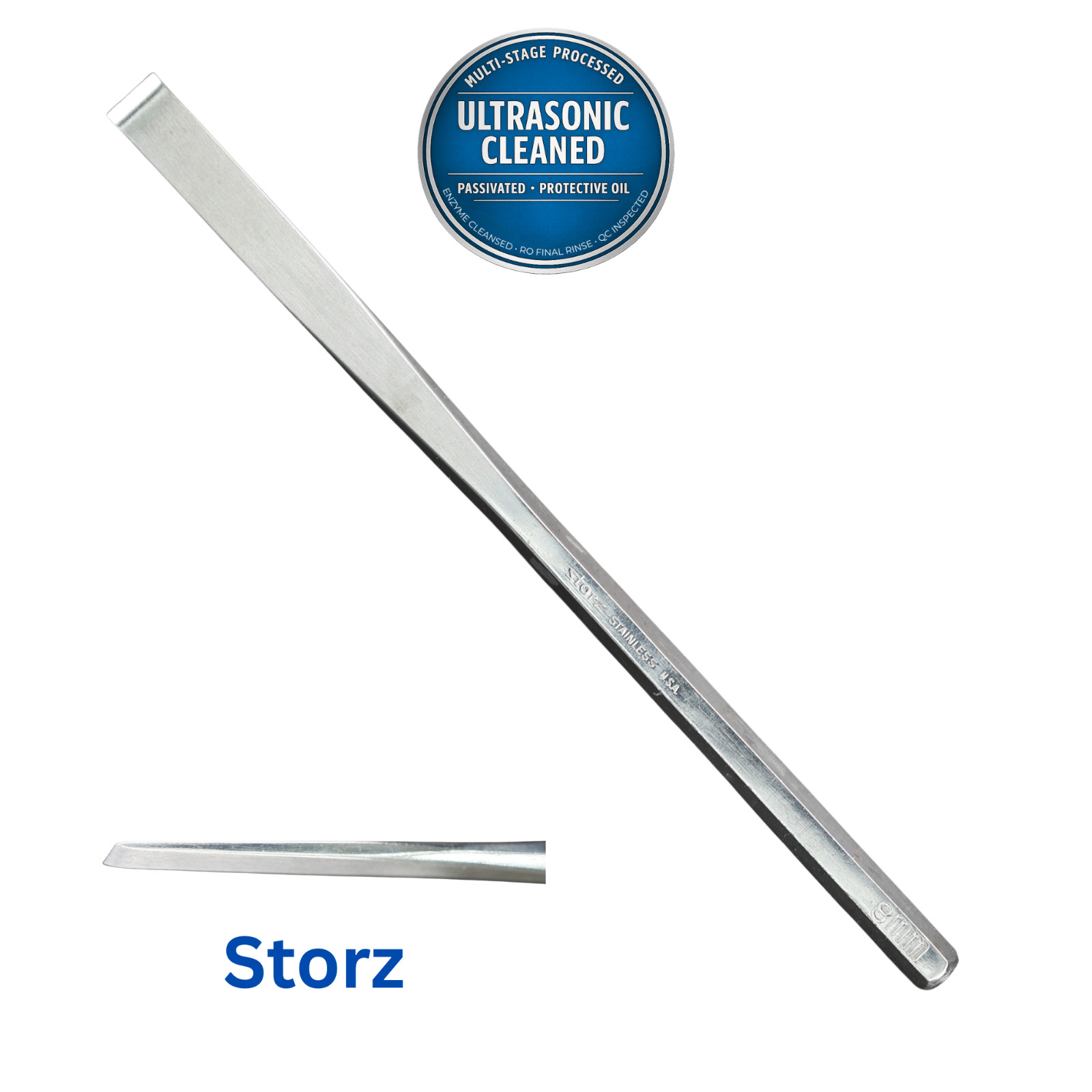 Storz N4318 Osteotome 8mm, Straight, 159mm