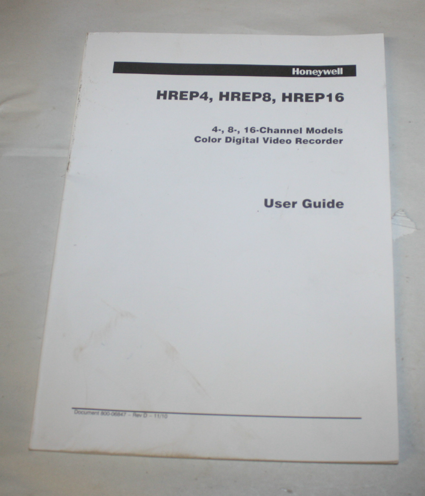 HONEYWELL HREP4, HREP8 & HREP16 USER GUIDE 108 PAGES OWNERS MANUAL FREE SHIPPING