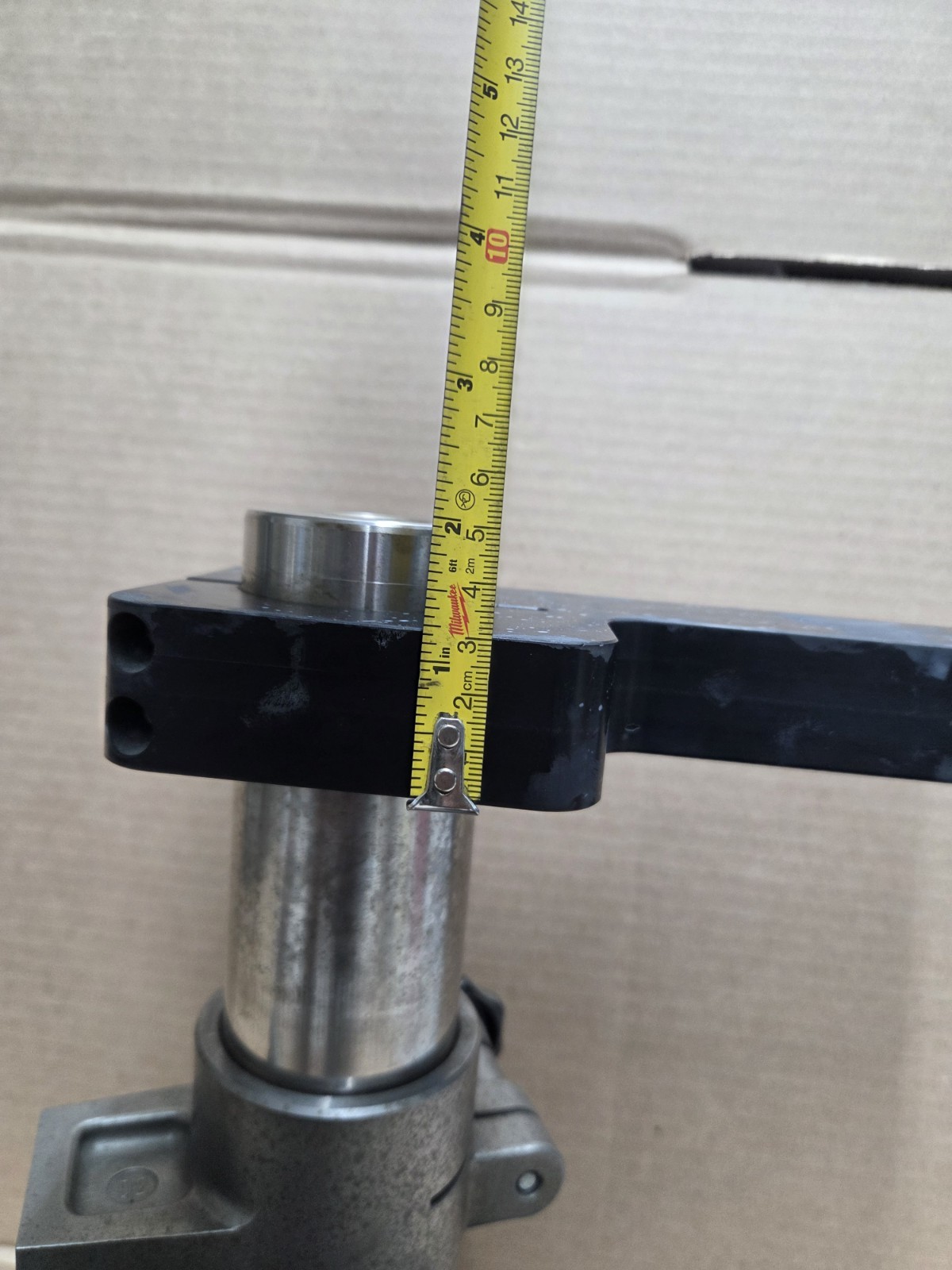Heidenhain 244 154-01 MS 200 Gauge Stand, ø10in Base, ø3in x 10in Column