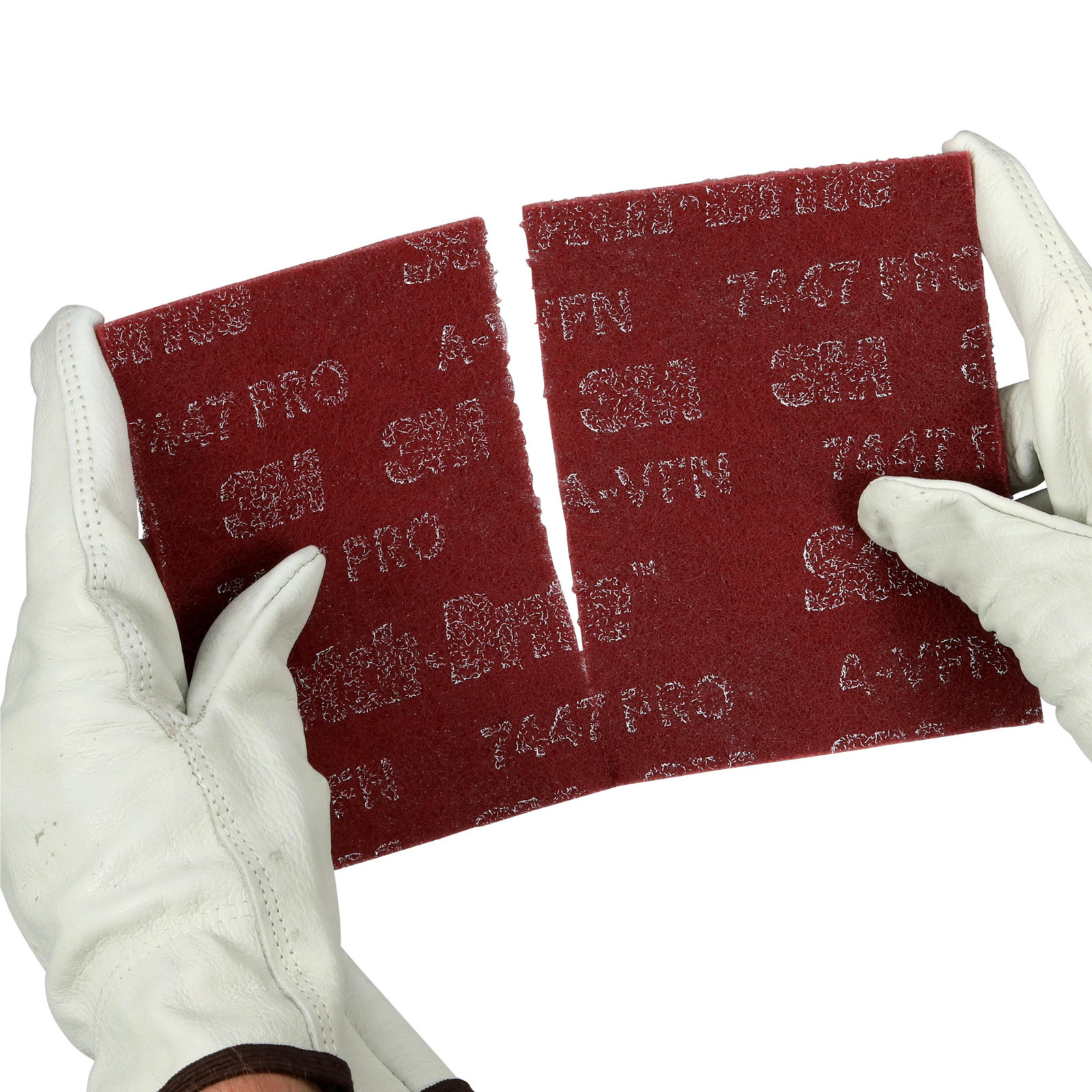 Scotch-Brite 7447B Pro Hand Pad [Very Fine]: 6 in. x 9 in. (Red) *5-pack