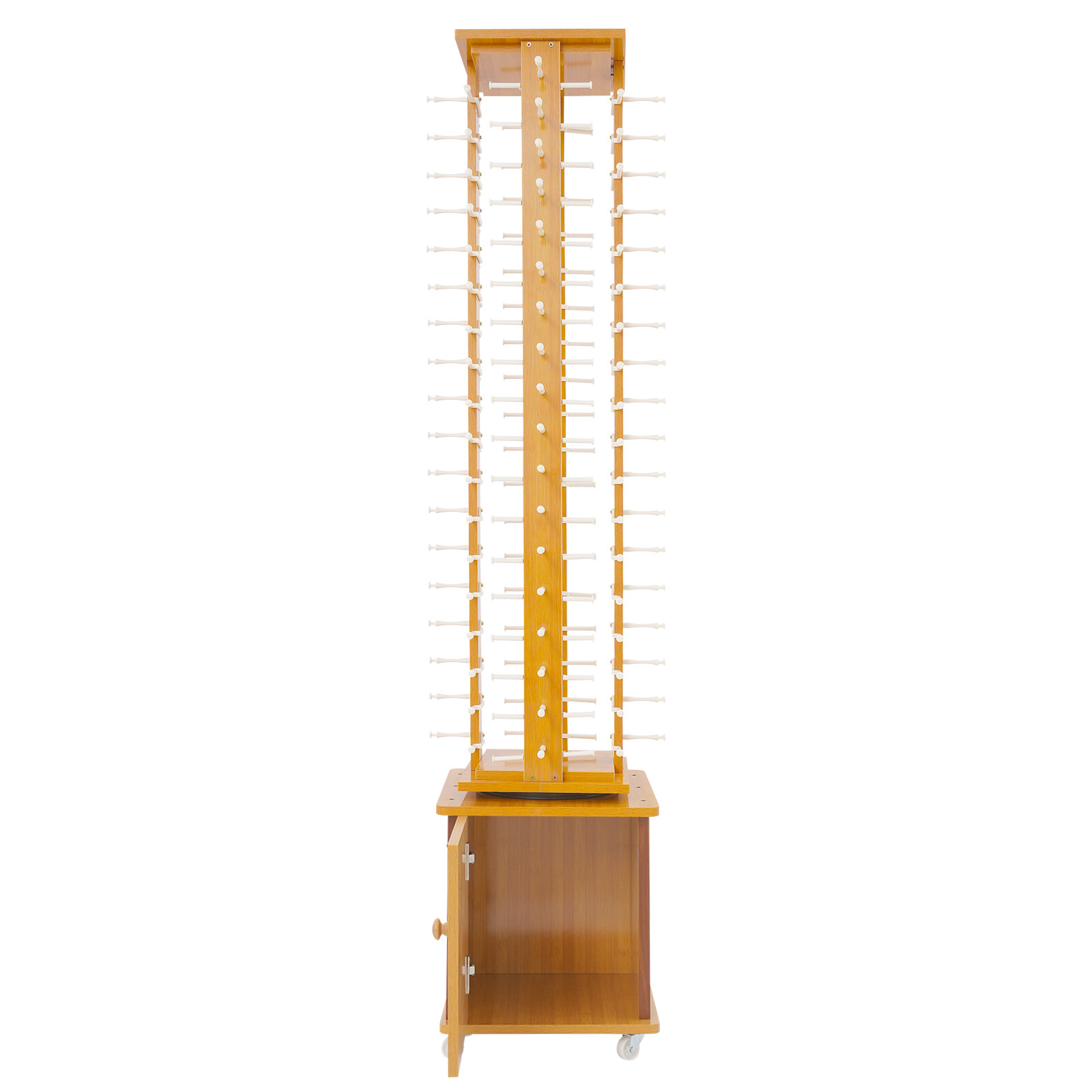 72-Pair Eyeglass Display Rack, Floor-standing Rotating Glasses Storage Display
