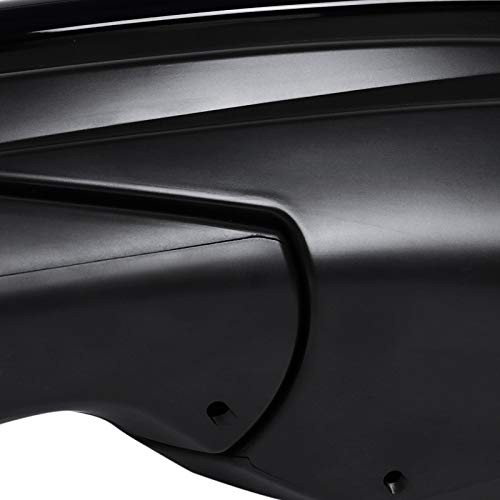 Honda Civic 16-21 Glossy Black ABS Driver Left Power 3 Pin Side Mirror