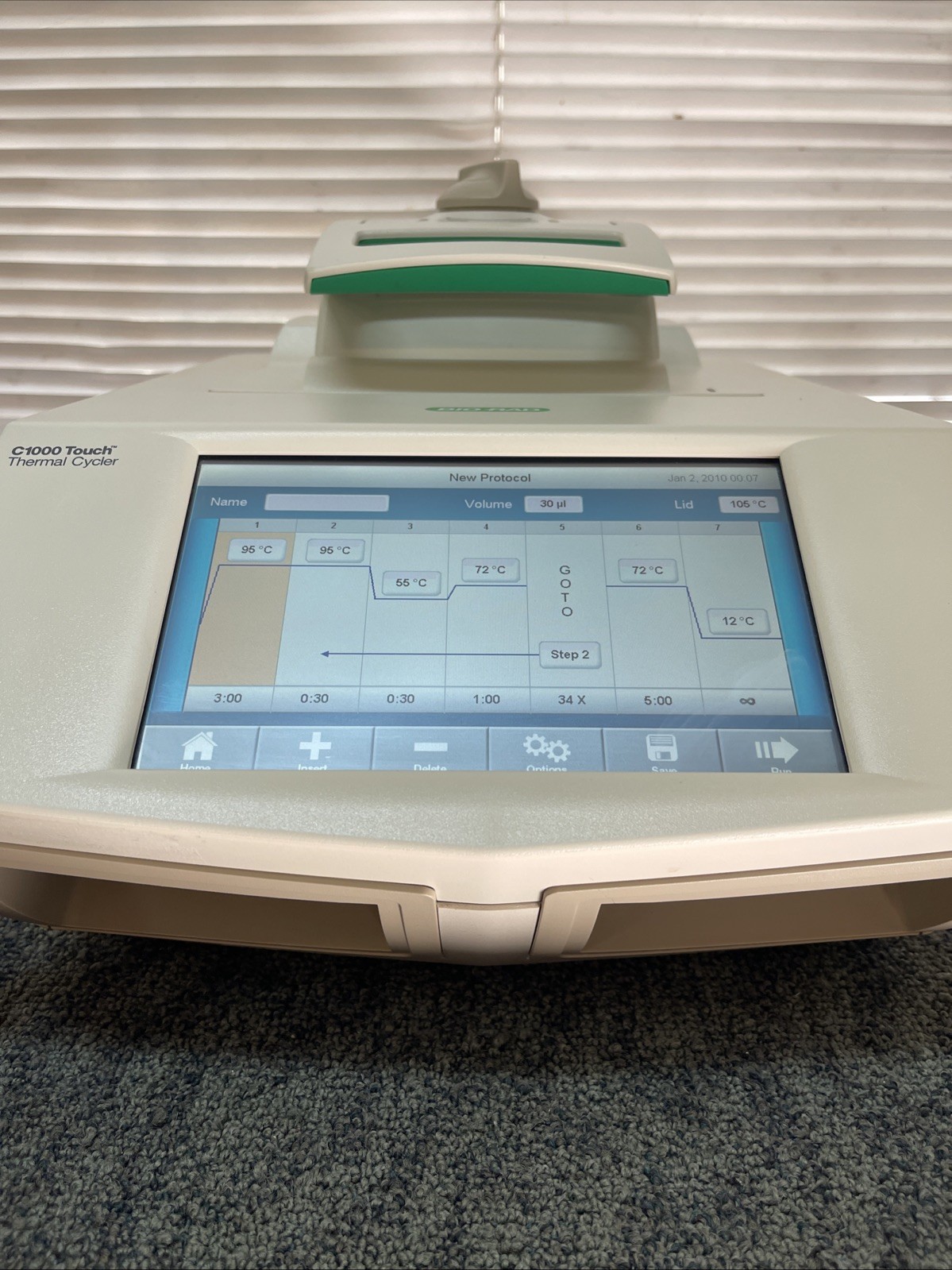 Bio-Rad C1000 Touch Real-Time PCR Thermal Cycler w 96 Well Reaction Module AS IS