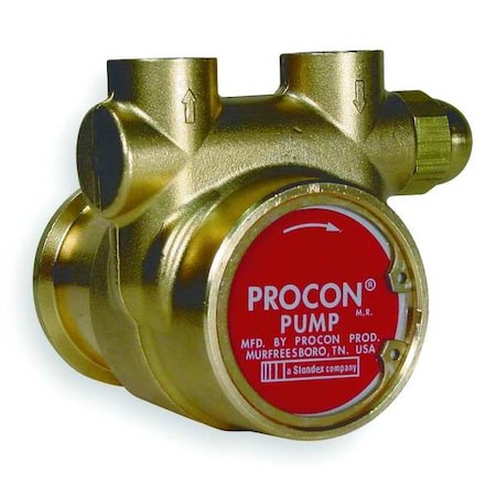 Procon 102A100f11pa 250 Rotary Vane Pump, 3/8 In, 112 Gph, Gph Of Water At 100