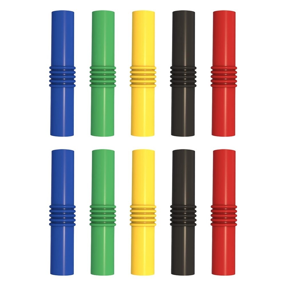 10x Insulated 4mm Banana Female to Female Jack Connector Adapter Coupler C400