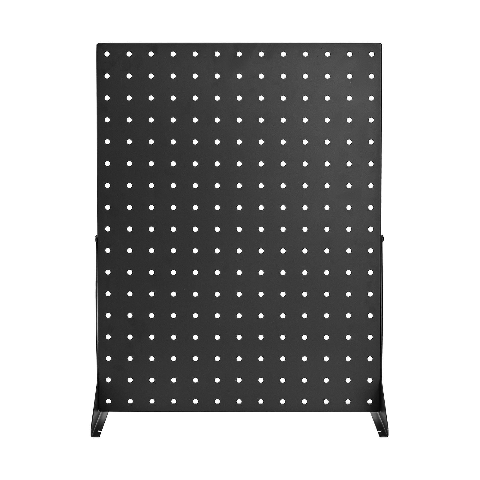 4-Piece Steel Tabletop Pegboard Stand, 17x13in, 11lb Capacity, Black