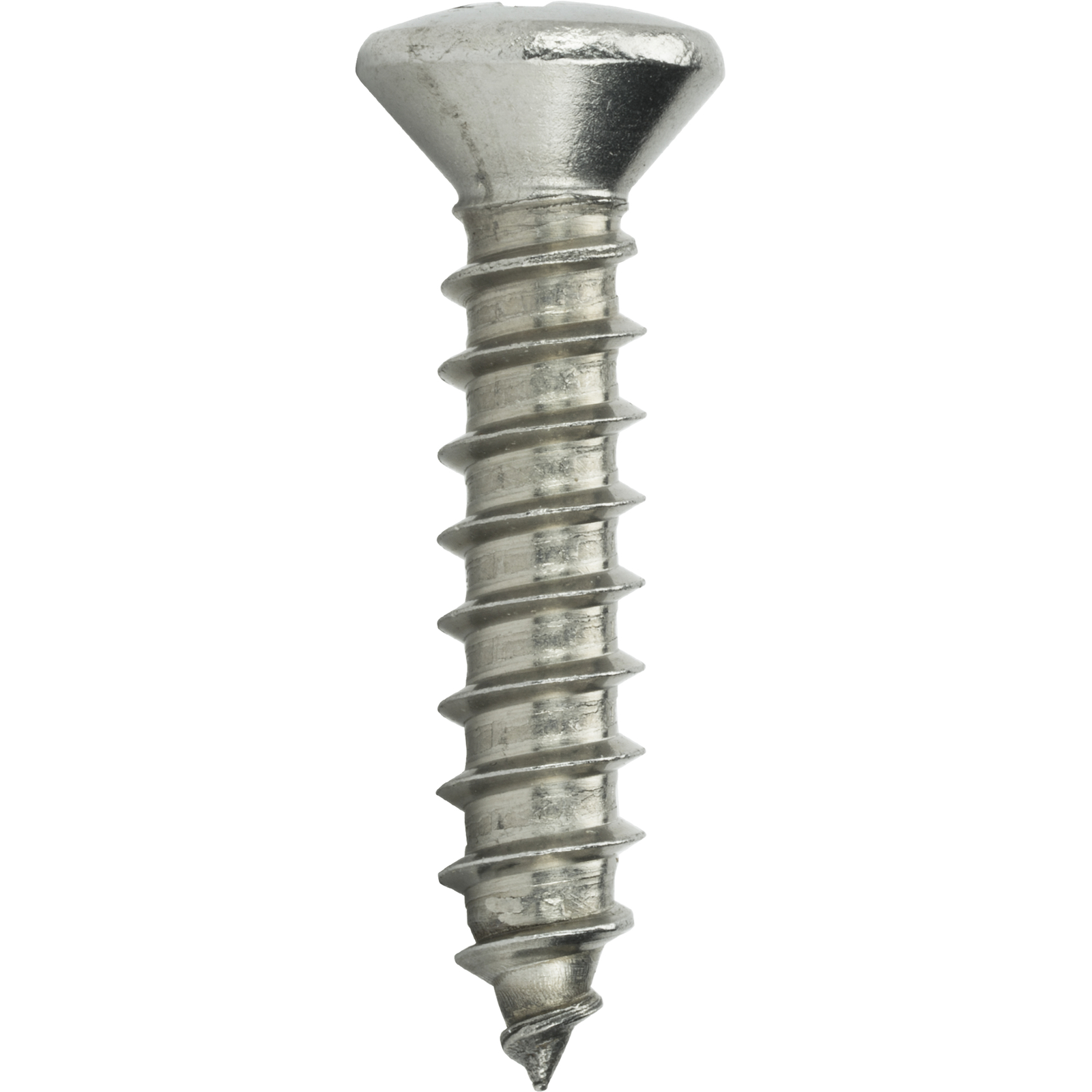 #4 Self Tapping Sheet Metal Screws Phillips Oval Head Stainless Steel All Sizes