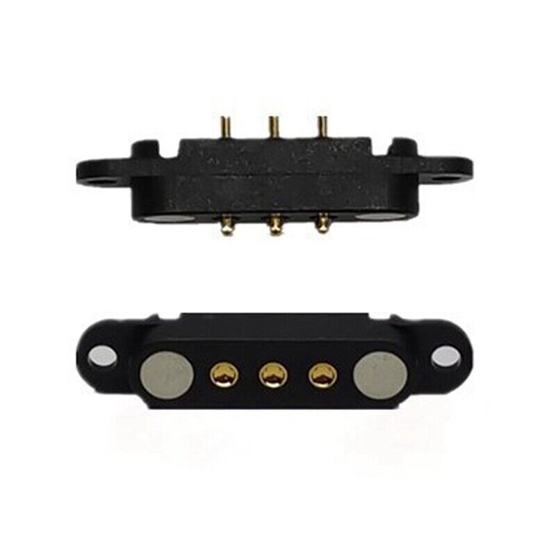 5/10/20Pair-Magnetic Pogo Pin Connector, 3Pin Male Female 2.54mm Probe Connector