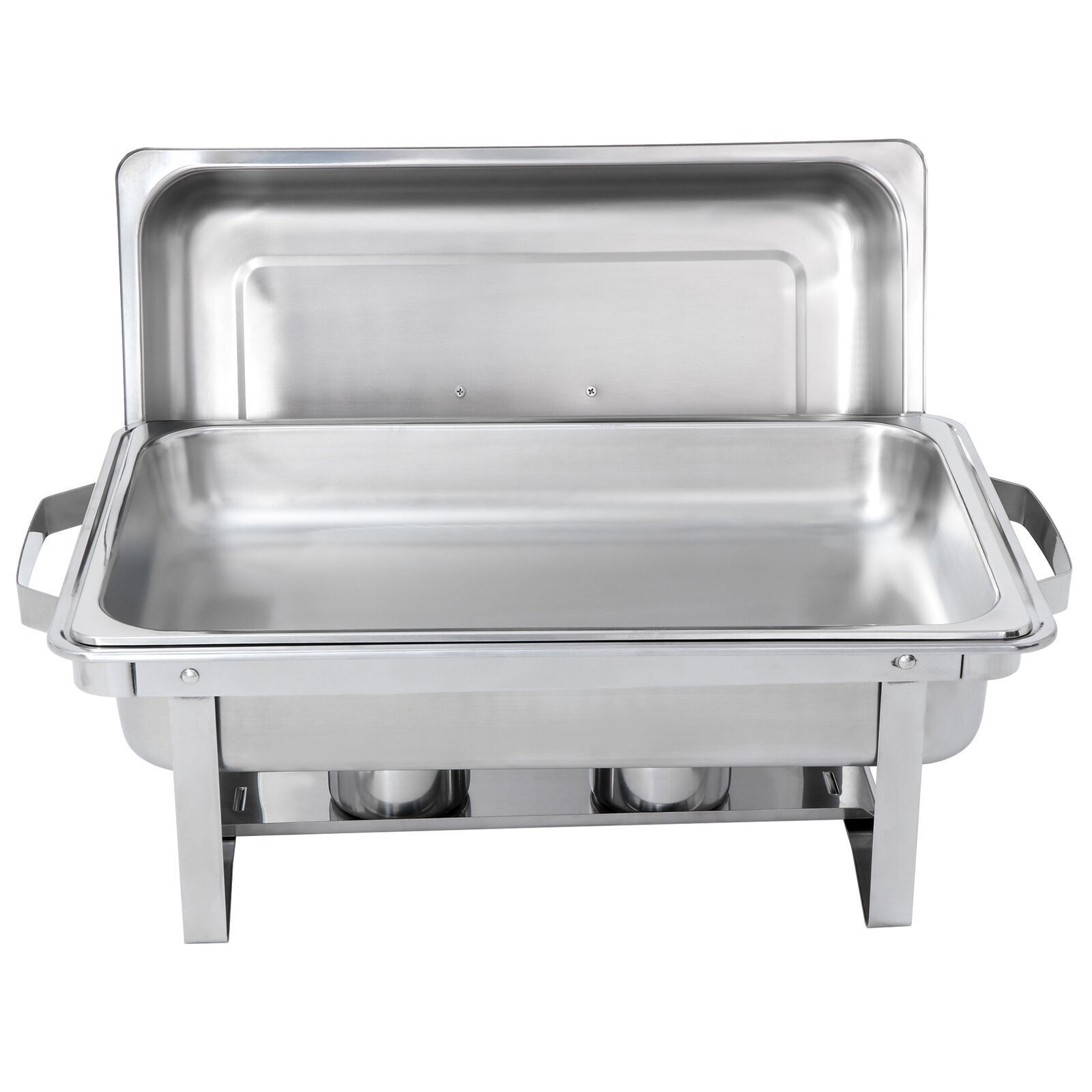 6x 8QT Chafing Dish Stainless Steel Chafer Complete Set with 2 Warmers Buffet