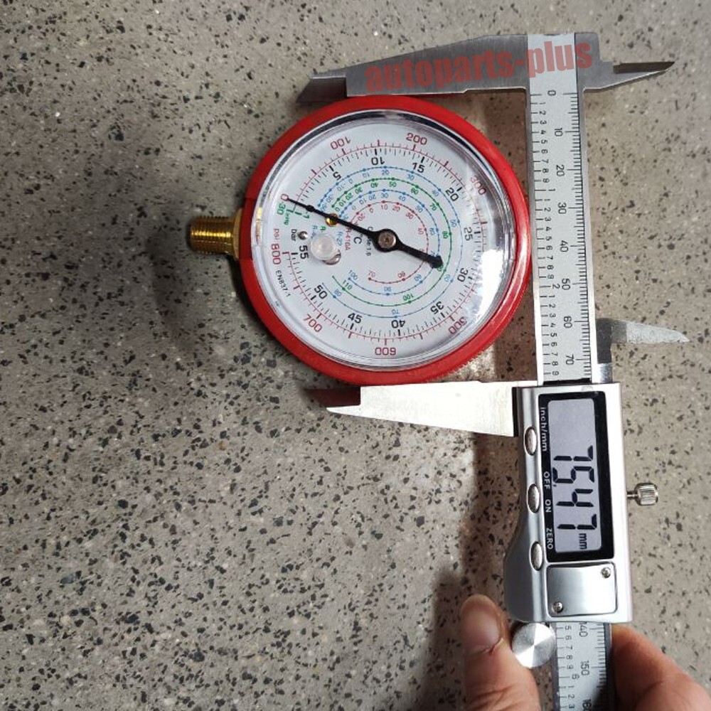 HVAC A/C Air Refrigeration High & low pressure gauge Set