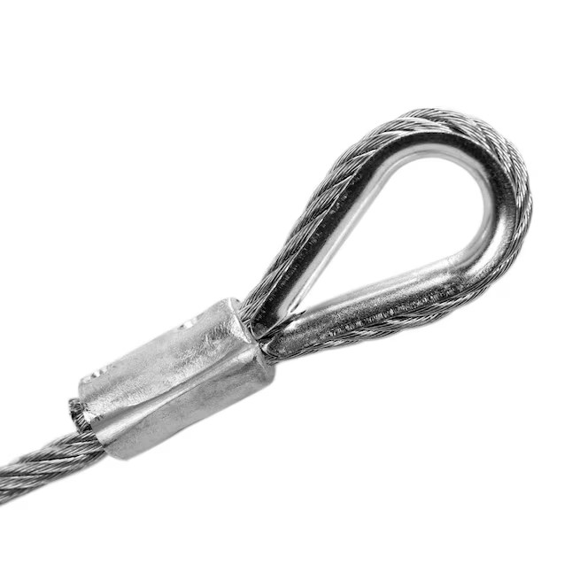 RELIABILT 50.0-ft x 1/4-in Weldless Galvanized Steel Cable