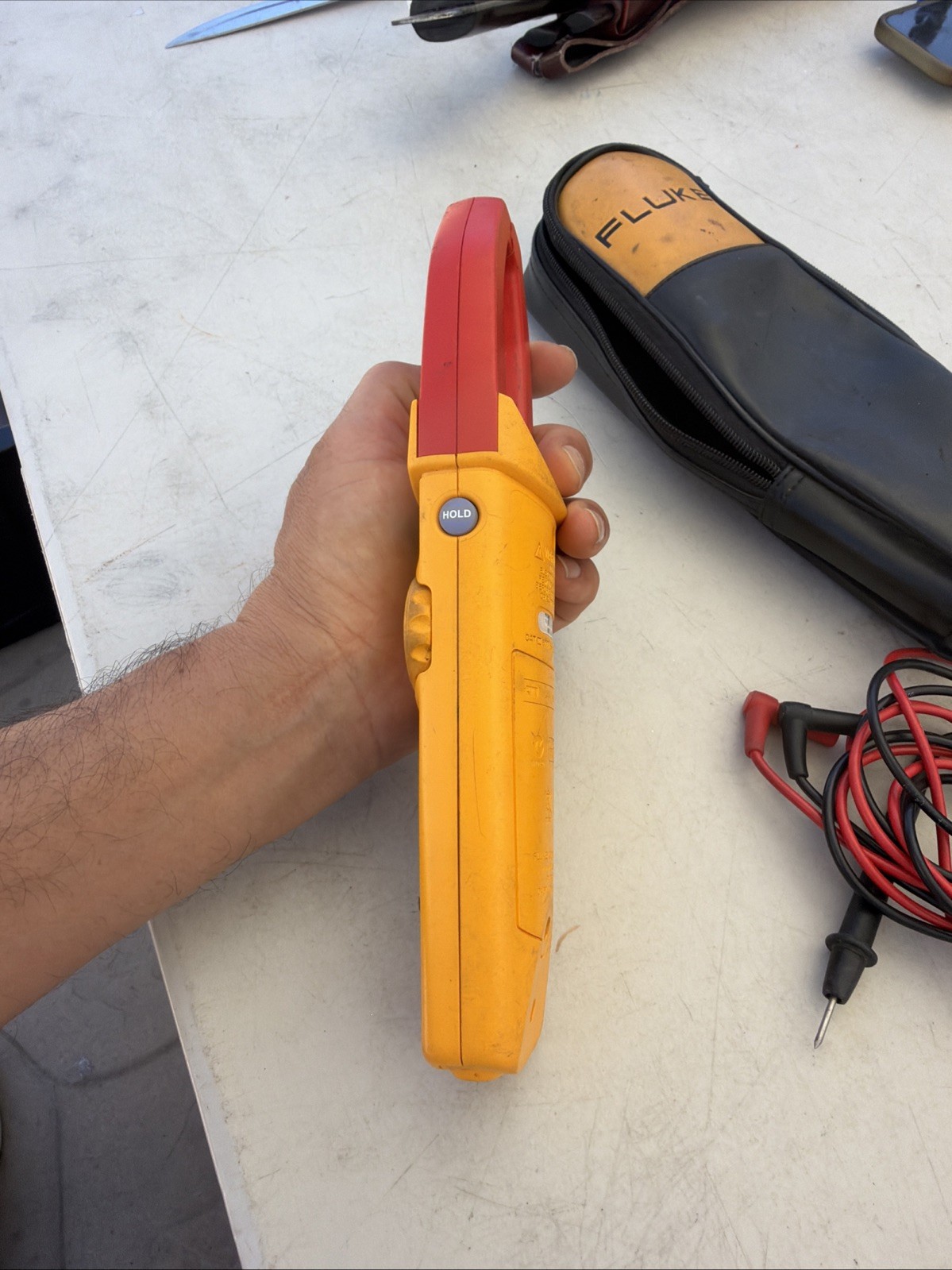 FLUKE 337 TRUE RMS CLAMP METER – With Leads And Case 🔥