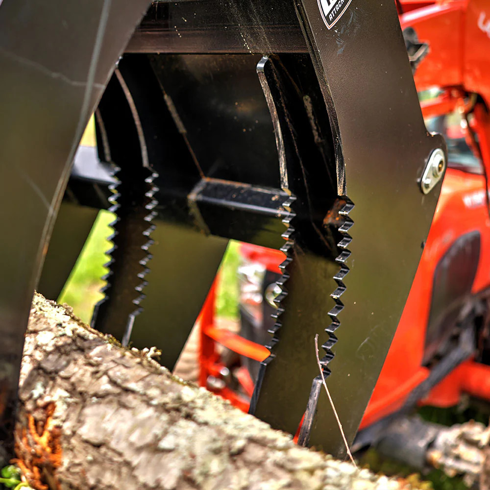 Titan Attachments Extreme Skid Steer Root Grapple Rake Attachment 60″ Universal