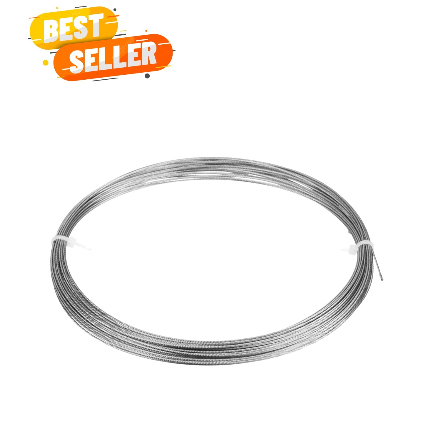 1/32″0.8mm 304 Stainless Steel Cable Wire Rope 7×7 Strands Core 50ft 15M Airc…