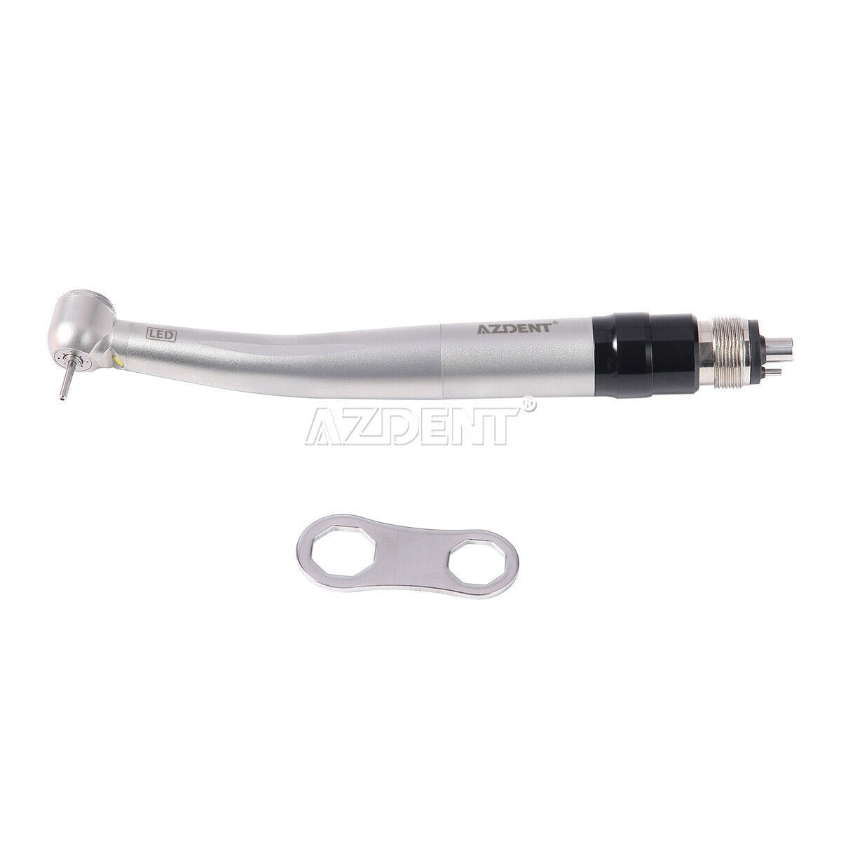 Dental LED E-generator High Speed Optic Handpiece with Quick Coupler 4Holes