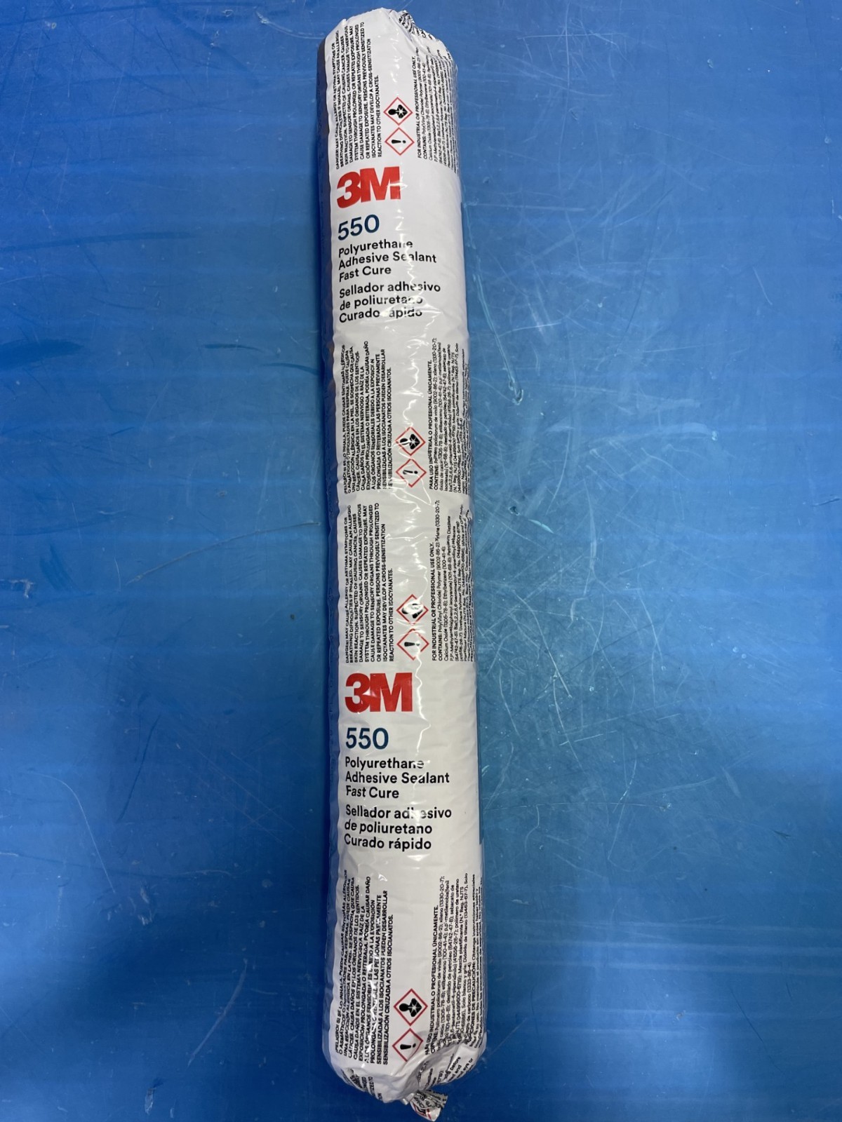 3M 550FC Polyurethane Adhesive Sealant, 600 ml, Fast Cure, Black -Lot of 3 Tubes