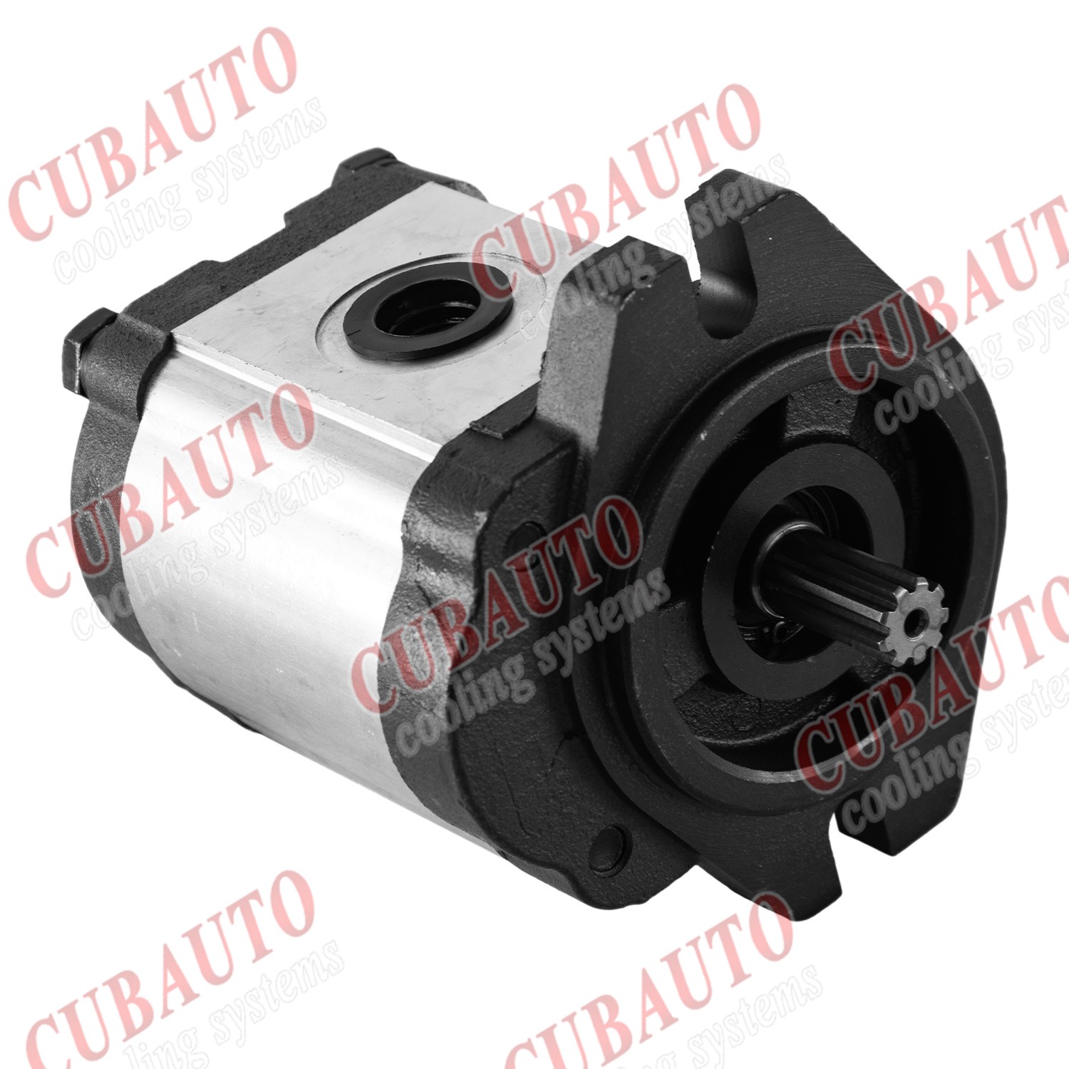 3-15 GPM Hydraulic Gear Pump 9 Tooth Spline Shaft SAE A-2 Bolts CCW Cast Iron.