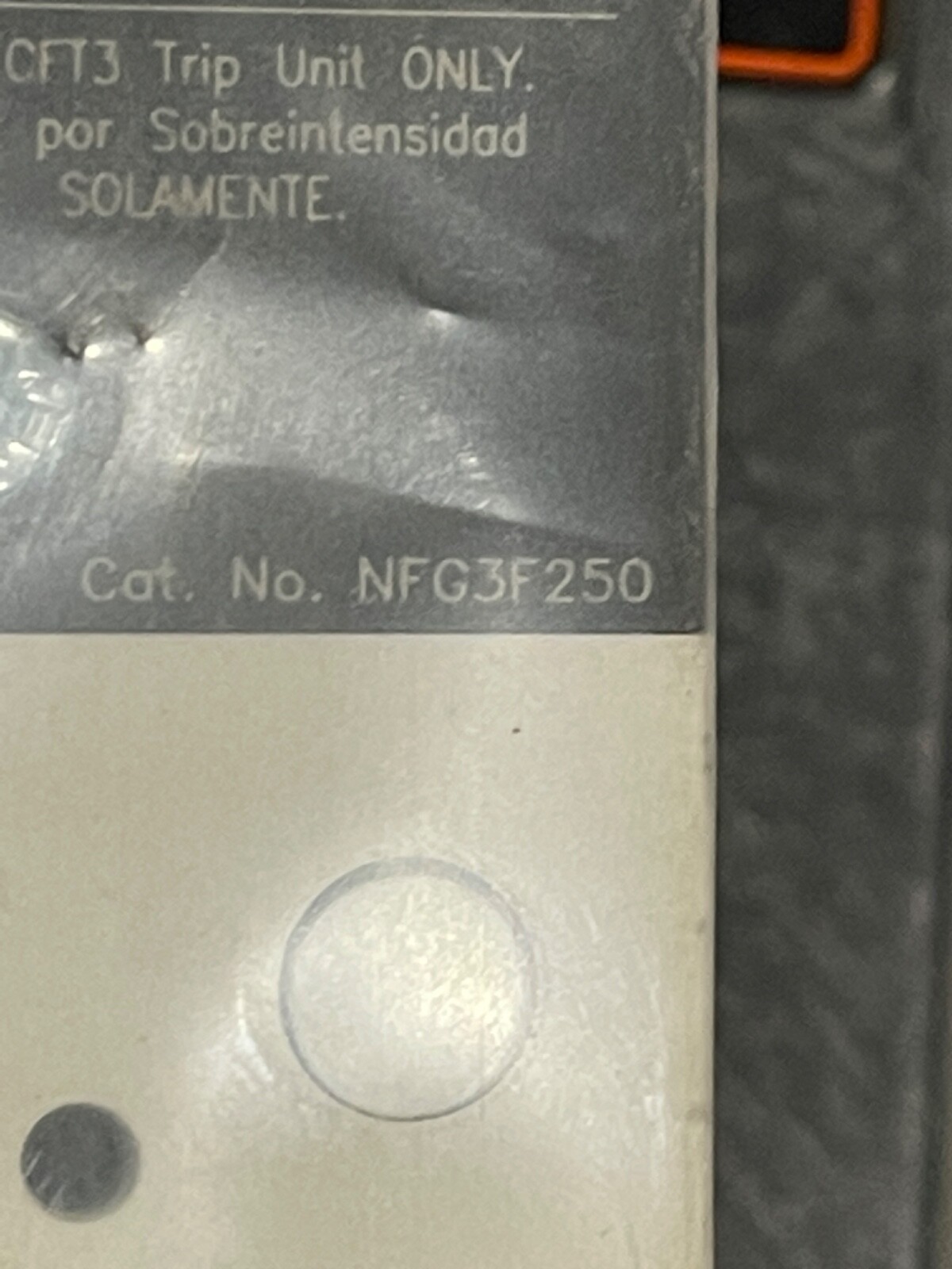 NEW ITE Siemens NFG3F250 With CDT3B250 Trip Molded Circuit Breaker NDGA