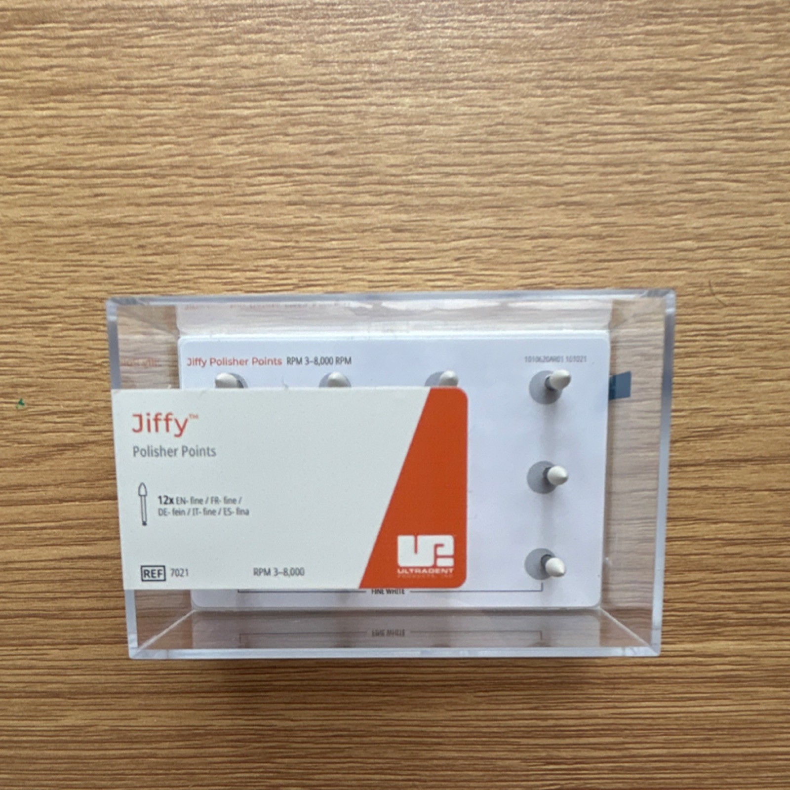 Ultradent Jiffy Polisher Points RA Latch-Type Rubber 12 Pack Dentistry REF 7021