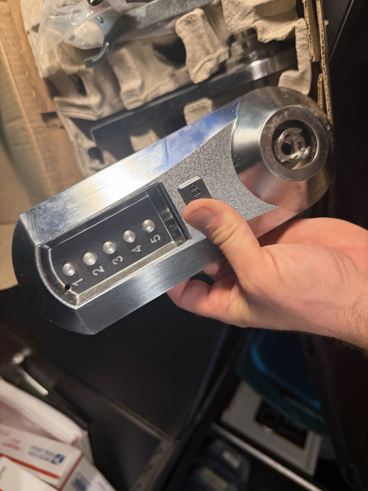 Dormakaba SIMPLEX 5021XSWL26D41 Mechanical Pushbutton Combination Open Box