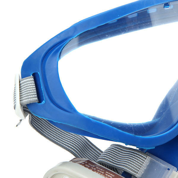 Full Face Gas Mask Respirator Painting Spraying Respirator Facepiece Reusable US