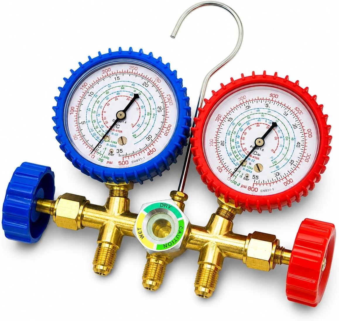 Stark USA Manifold Gauge Set R410A R22 R404A HVAC A/C Refrigeration Charging …