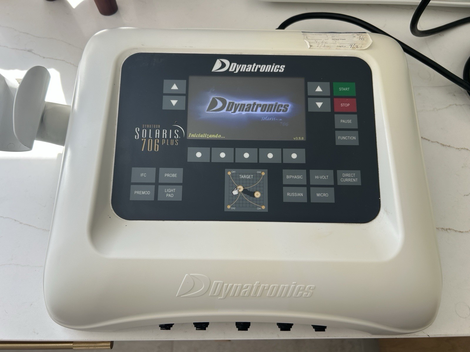 Dynatronics Solaris Plus 706 Electrical Stim Unit with Cables and Power Cord