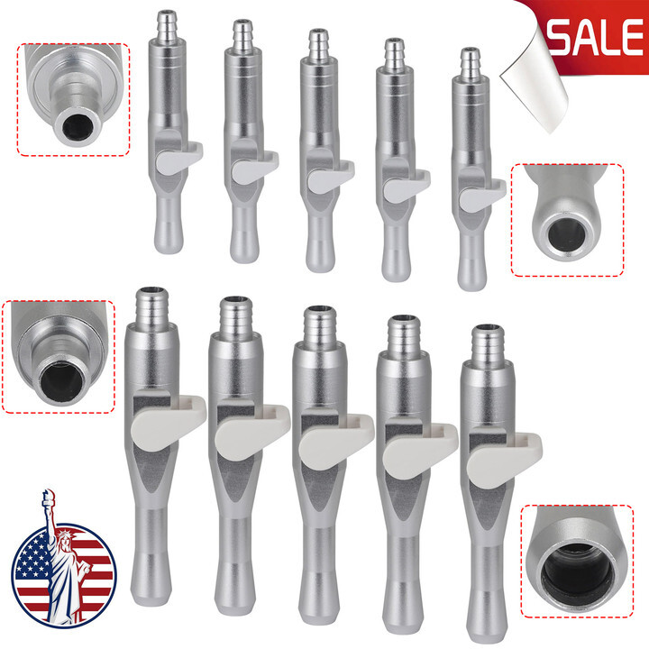 5*Dental Saliva Ejector Suction Tips Adaptor Valve HVE/SE Universal Strong/Weak