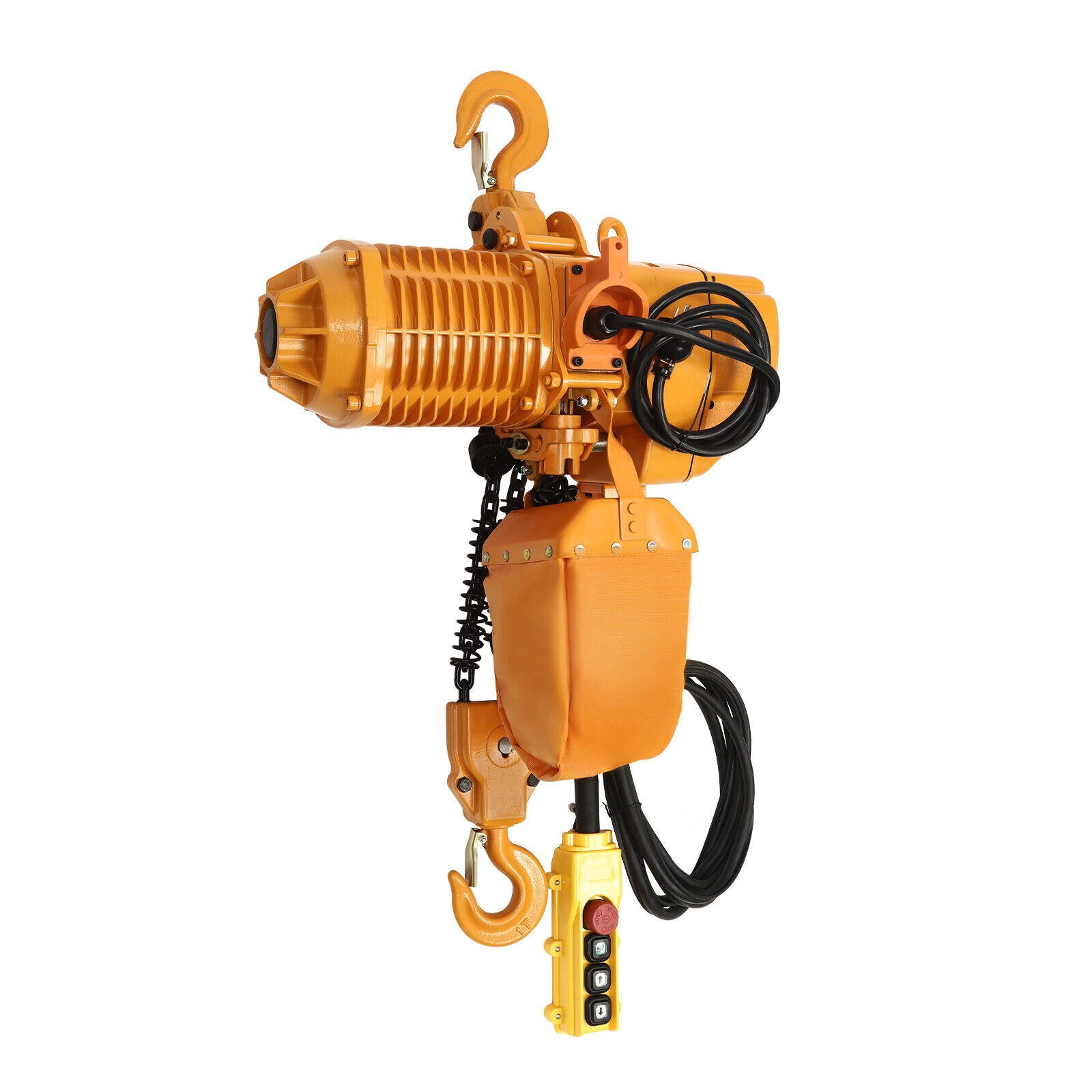 Single Phase Hoist Electric Chain Hoist Crane 10FT Chain 1.6KW 1 Ton/2204 lbs