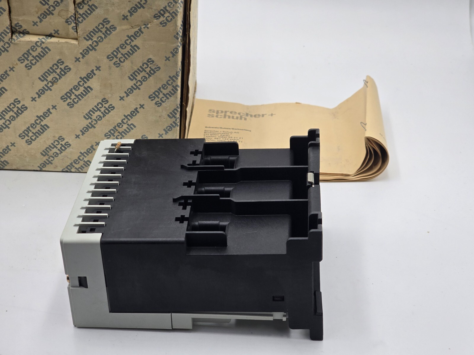 Sprecher + Schuh CEF 1-12 20-180A Electronic Motor Protection Relay 220V