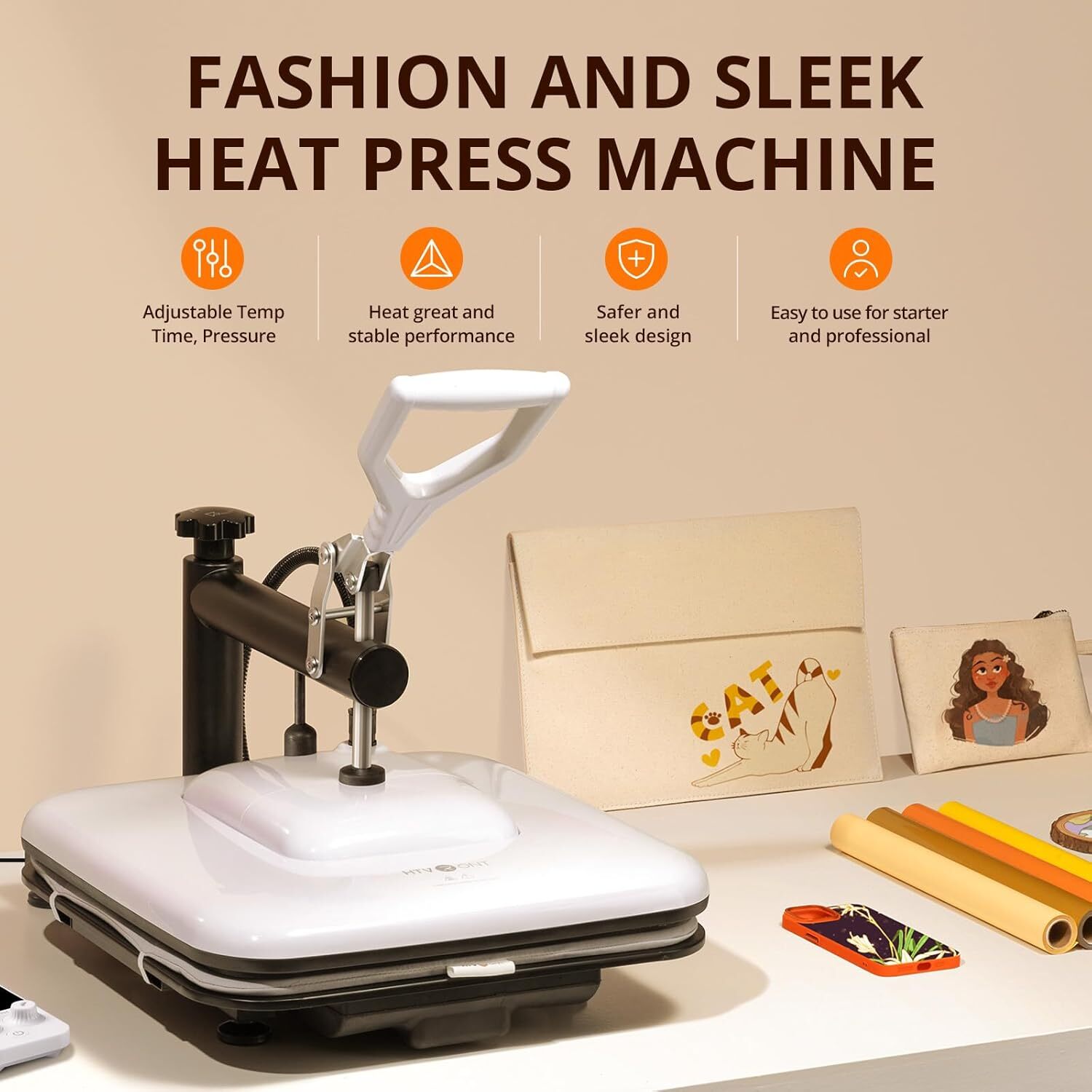 15″x15″ Digital Heat Press Machine Sublimation Printer Transfer for DIY T-shirt