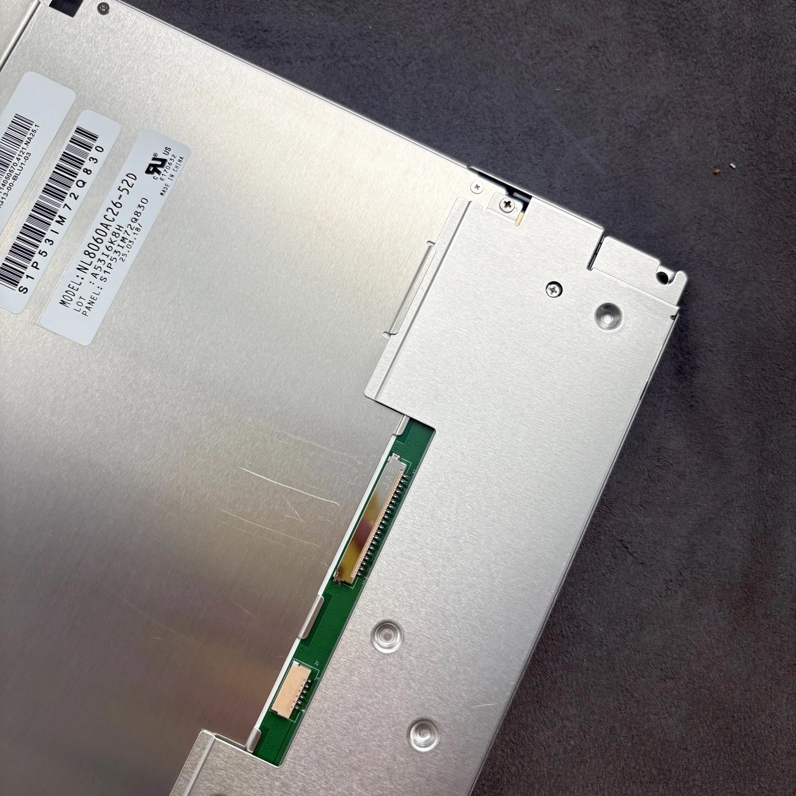 10.4In Industrial LCD screen display For NLT NL8060AC26-52D NLB104SV01L-01