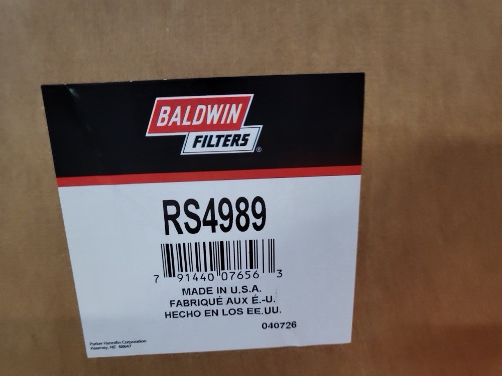 NOS BALDWIN FILTERS RS4989 Outer Air Filter,Radial Fi4