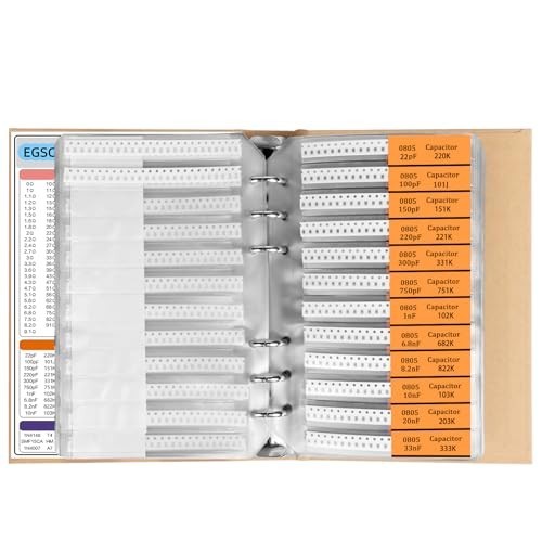 5600PCS SMD Resistor Kit 0805 Assortment 0Ω-10MΩ, Capacitors, Diodes, LEDs & Mor