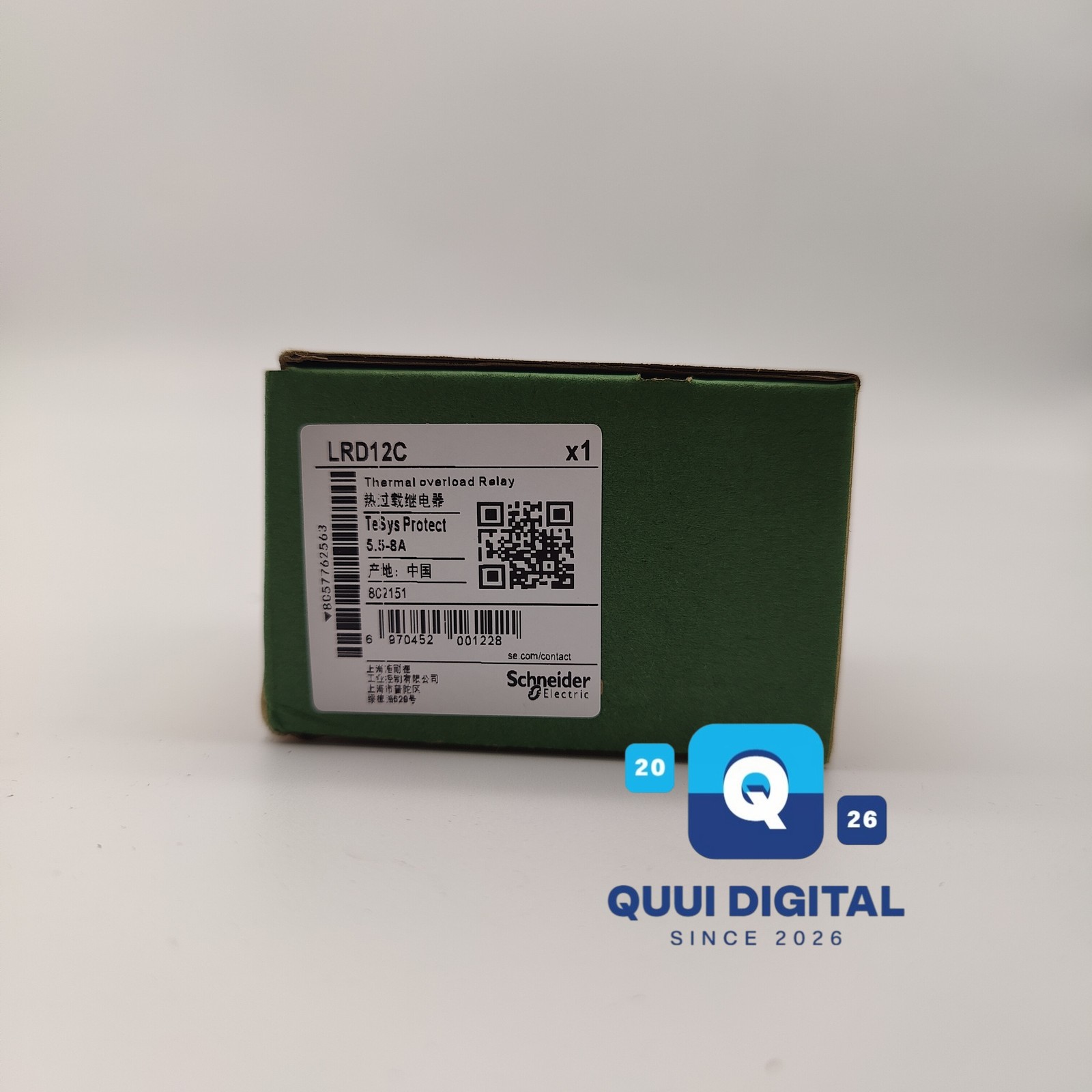 TeSys LRD Thermal Overload relay LRD12 5.5-8A LRD12C apply to LC1D contactor