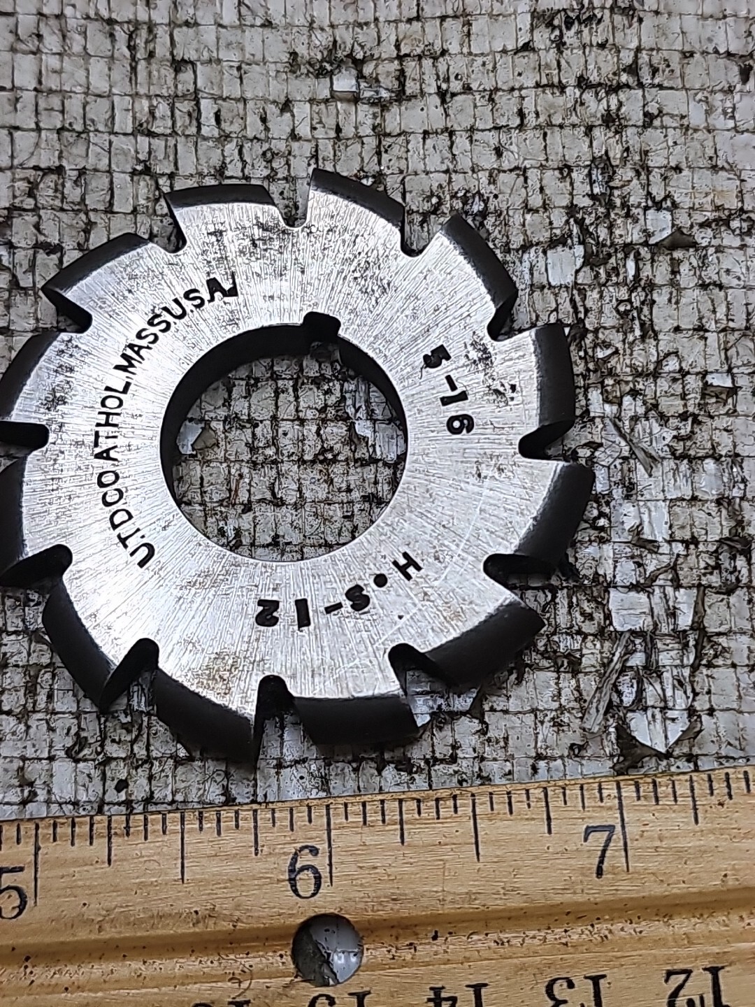 UNION TOOL 2.25″ x 5/16″ x 7/8″ CONVEX 5/16 DIA Side Milling Cutter HSS
