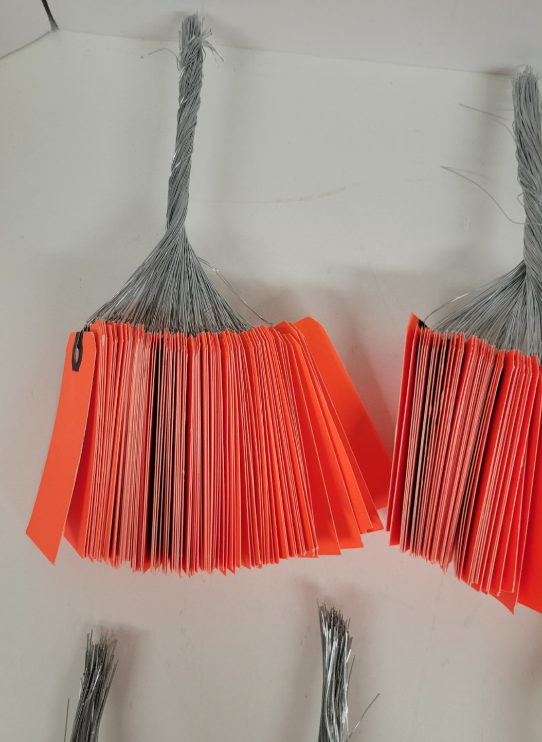 475 Orange Tags with Wire 3-1/4″ x 1-5/8″ Inventory Shipping Hang Tags