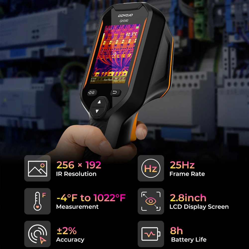 GOYOJO Handheld Thermal Camera 340×340 240×240 Resolution For Mobile Repair