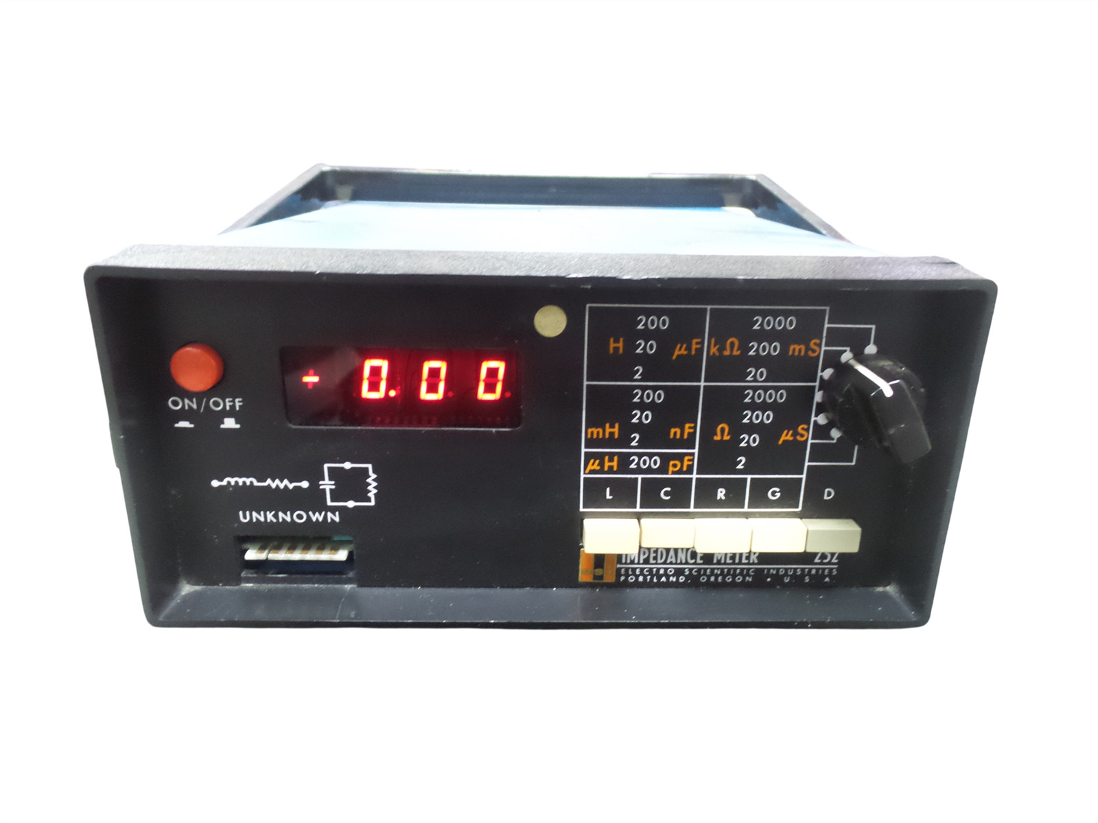 ELECTRO SCIENTIFIC INDUSTRIES IMPEDANCE METER 252