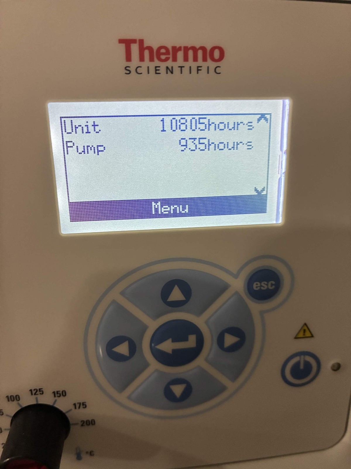 Thermo Scientific Haake SC100 A10 Recirculating Chiller Low Pump Hours