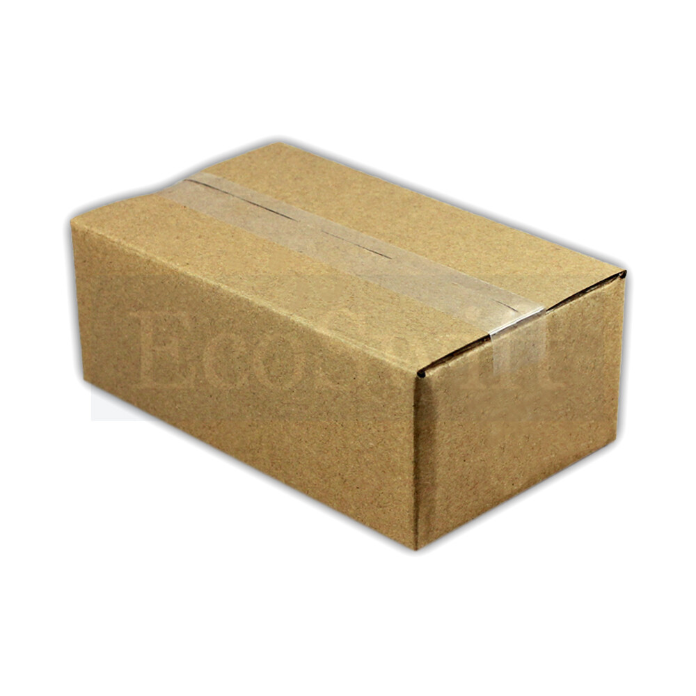1-Box 8x6x4 EcoSwift Cardboard Packing Moving Shipping Box Corrugated Carton