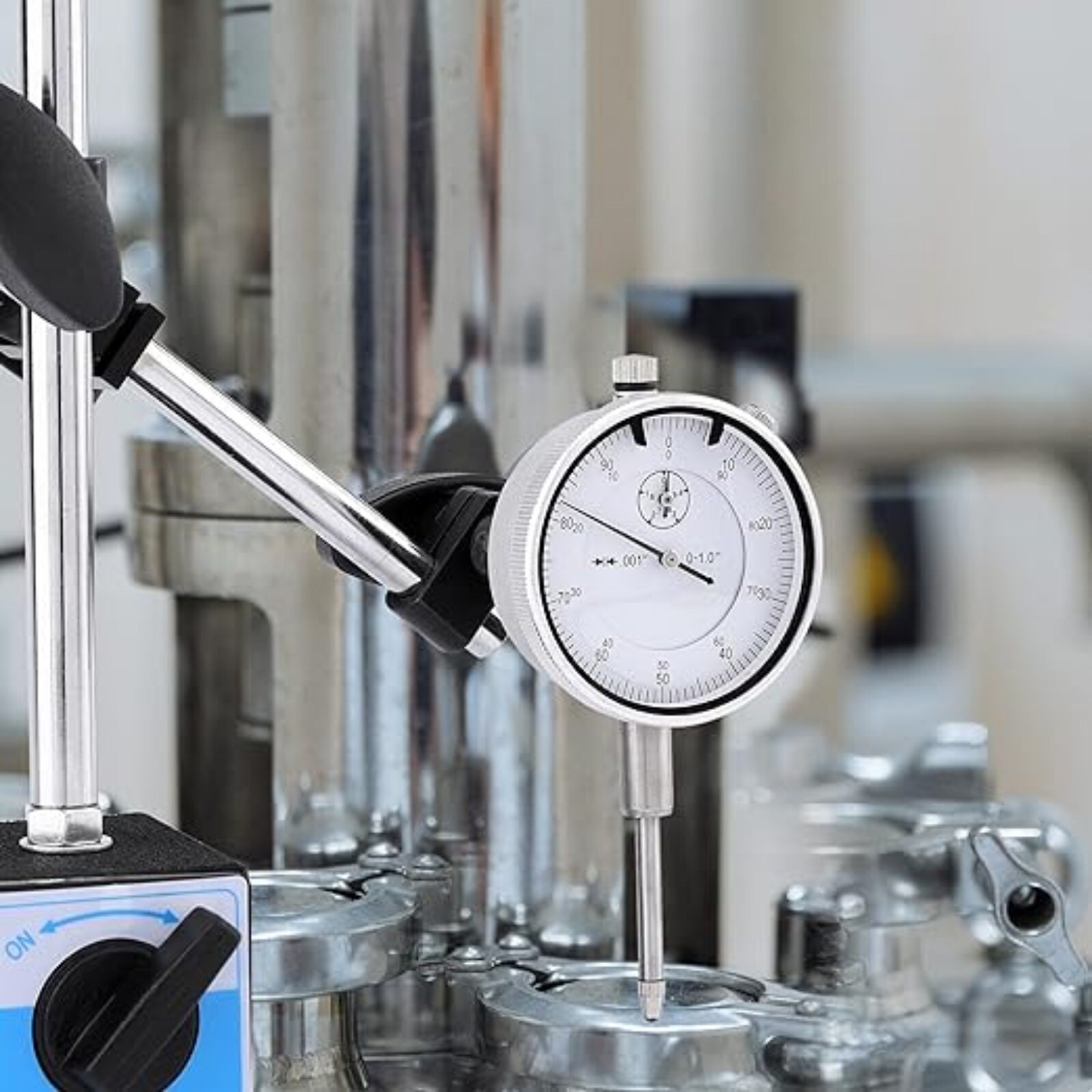Dial Indicator with Magnetic Base 0.001″Precision Gauge Test Indicator Point Set