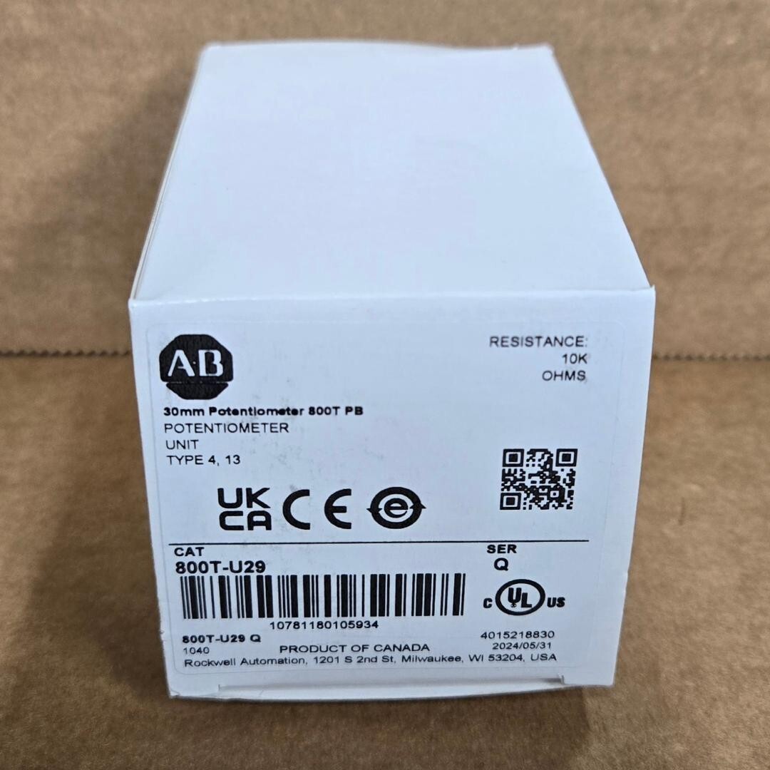 New Allen Bradley 800T-U29 Potentiometer 10k OHMS