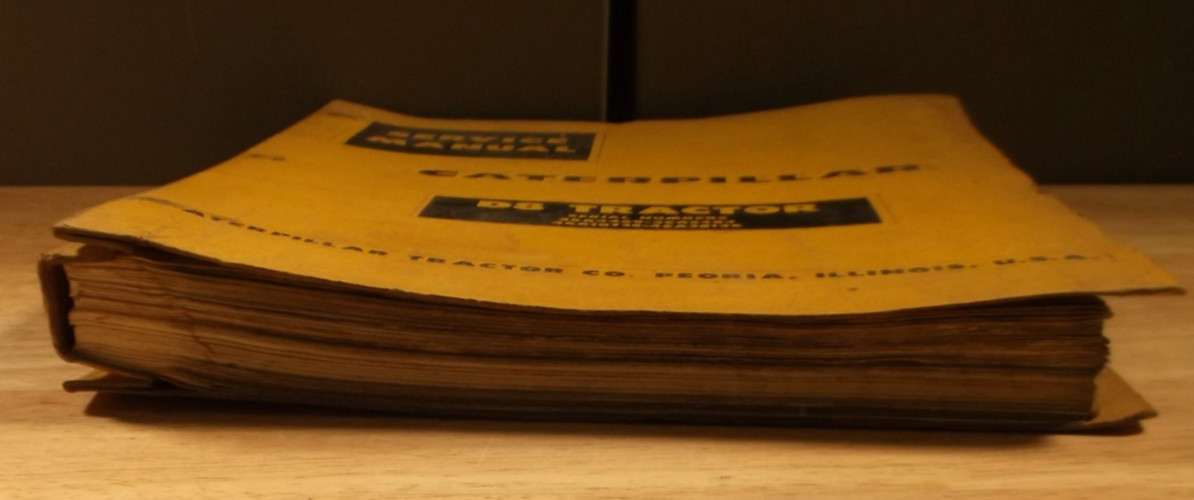 CAT CATERPILLAR D8 D8H TRACTOR DOZER SERVICE SHOP REPAIR MANUAL BOOK 36A 46A