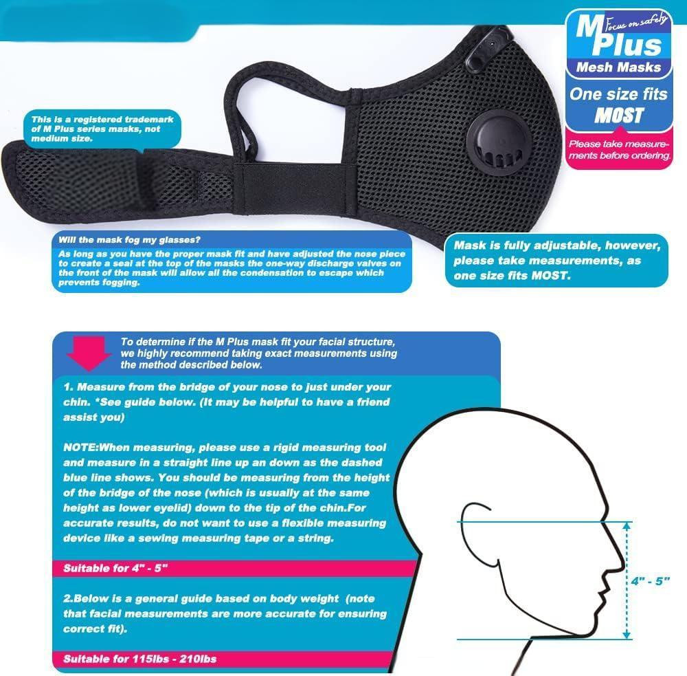 Washable & Reusable Half-Face Shield – Anti-Dust/Pollution Protective Facepiece