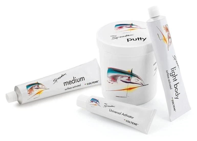 Coltene Speedex IMPRESSION PUTTY SET DENTAL(Putty +Activator+LIGHT BODY)