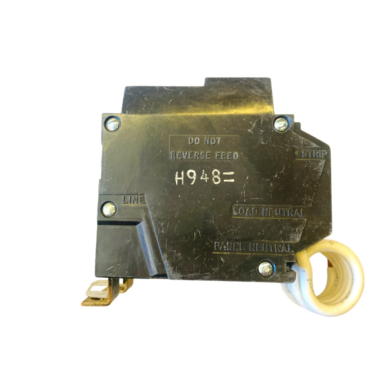 GE THQB2130GF Type THQB-GF 2-Pole 30A 120/240V 10kA Bolt-On GFCI Circuit Breaker