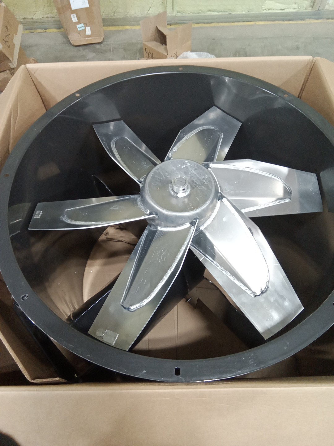 Dayton 166208A Steel 37″Dia 29″L 42.86″H Tubeaxial Fan