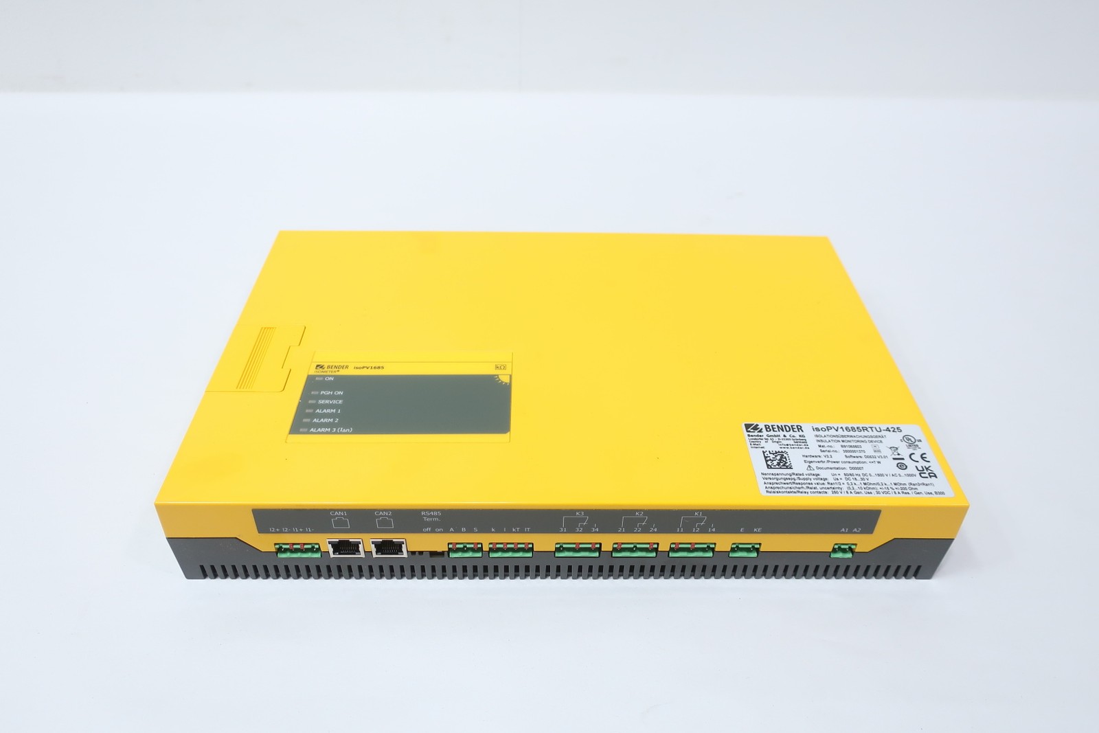Bender ISOPV1685RTU-425 Isometer Insulation Monitoring Device 0-1000v-ac